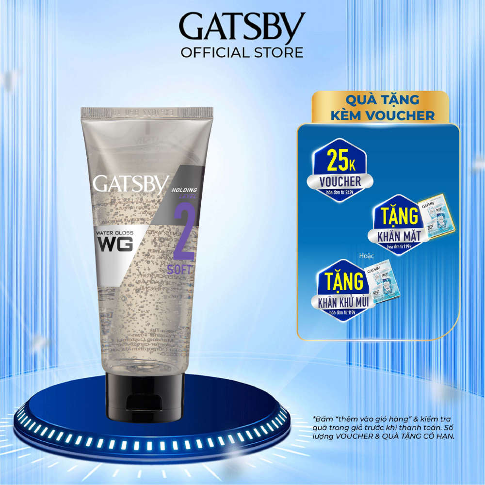Gel tạo kiểu tóc gatsby water gloss soft 170g