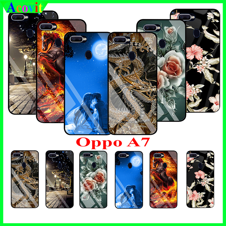 " Ốp lưng Oppo A7 ốp kính 3D" _Kiểu dáng sang trọng, mặt kính siêu nét chống bẩn, chống bụi_ Hình ảnh sắc nét, Không mờ, Không phai