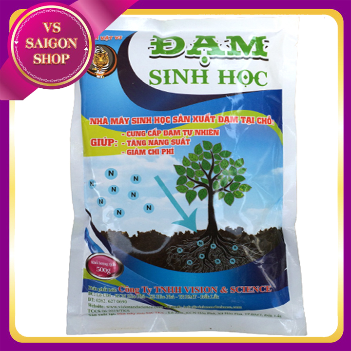 ĐẠM SINH HỌC Gói 500G: Cung cấp đạm tự nhiên-Phân giải hữu cơ