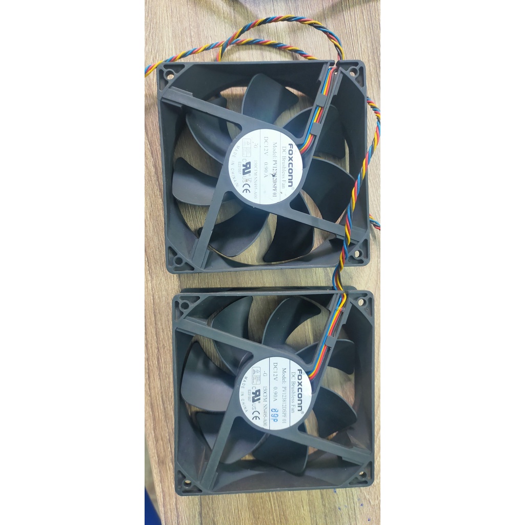 Fan tản nhiệt chuyên cho trâu 12cm 12v 0.9a,siêu êm,tốc mạnh mẽ chính hãng foxconn