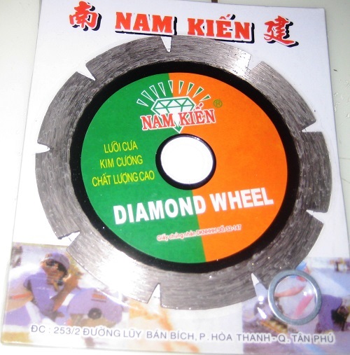 Lưỡi Cưa Khô Kim Cương Cắt Gạch Lưỡi Cắt Khô Không Cần Tưới Nước Giảm Nhiệt Khi Cắt Tiện Dụng