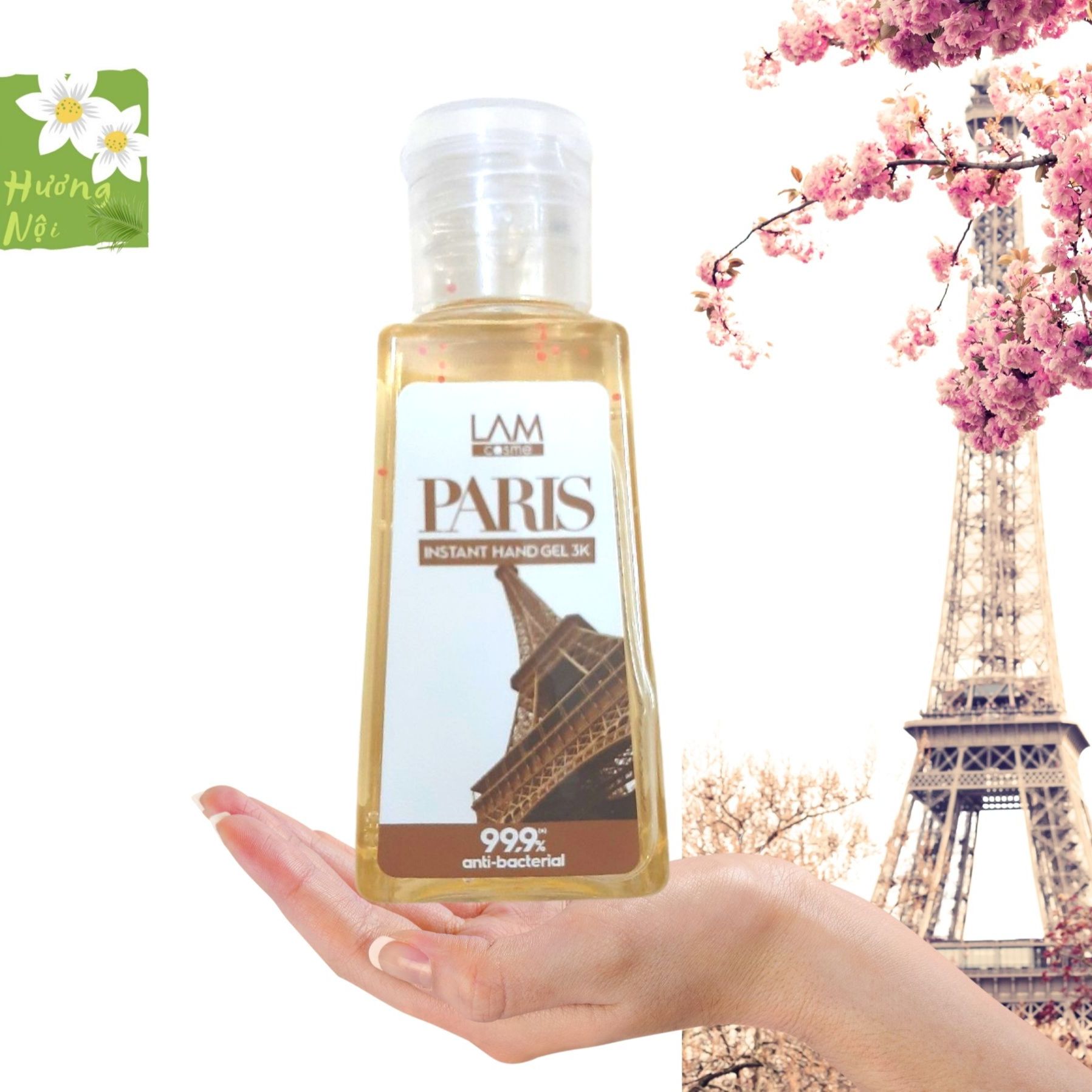 [HCM]Gel rửa tay khô 3k (60ml) Lamcosmé-PARIS: Hương nước hoa Pháp