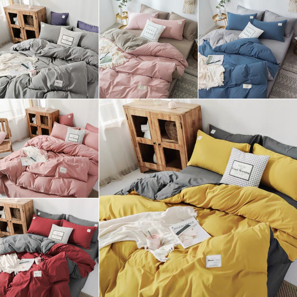 Bộ chăn ga gối cotton tici- Chăn ga gối cotton Hàn Quốc đủ màu đủ size