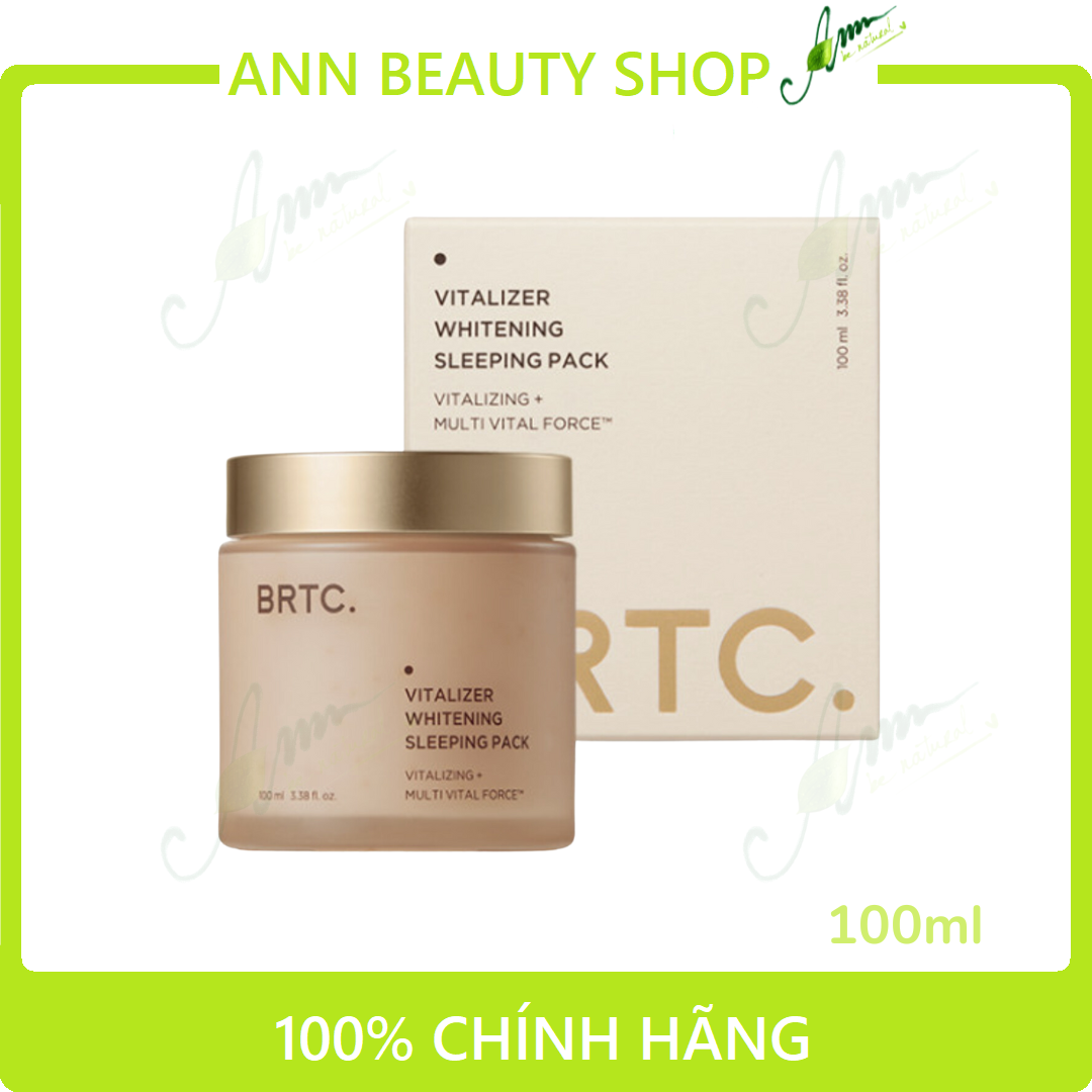 Kem ngủ trắng da BRTC Vitalizer Whitening Sleeping Mask 100ml