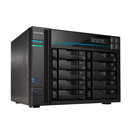Thiết bị lưu trữ dữ liệu truy cập mọi nơi ASUSTOR NAS LOCKERSTOR 10 (AS6510T)