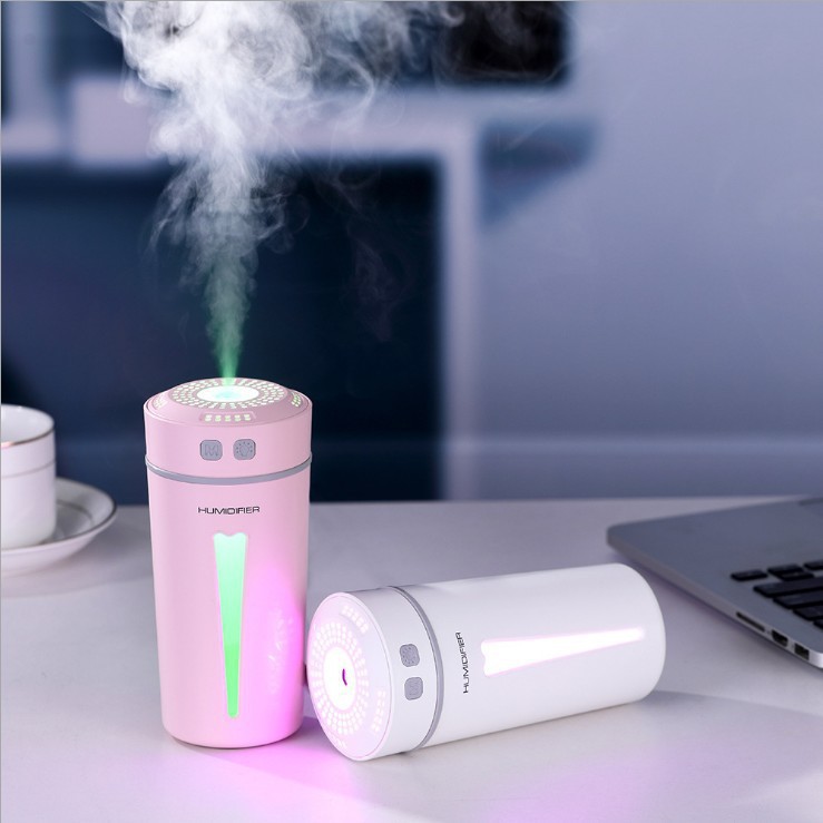Máy phun sương HUMIDIFIER xông tinh dầu xe hơi văn phòng cổng USB 12V