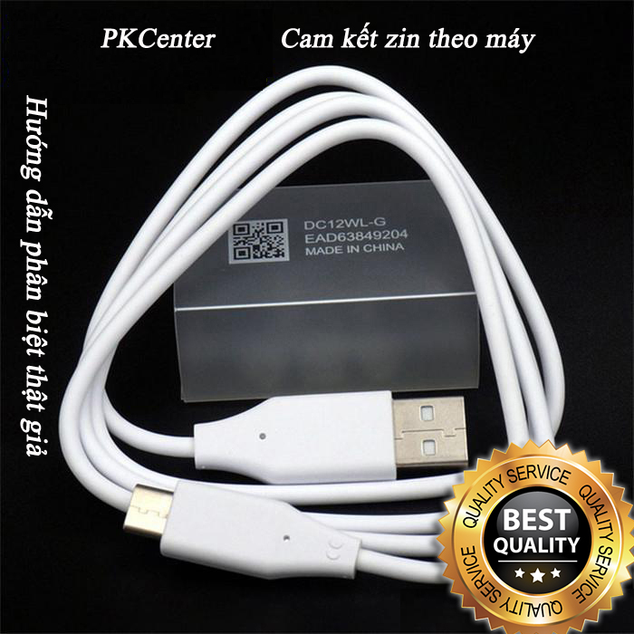 Cáp zin theo máy LG G5 USB Type C phiên bản 2019 dây tròn - Cam kết zin theo máy