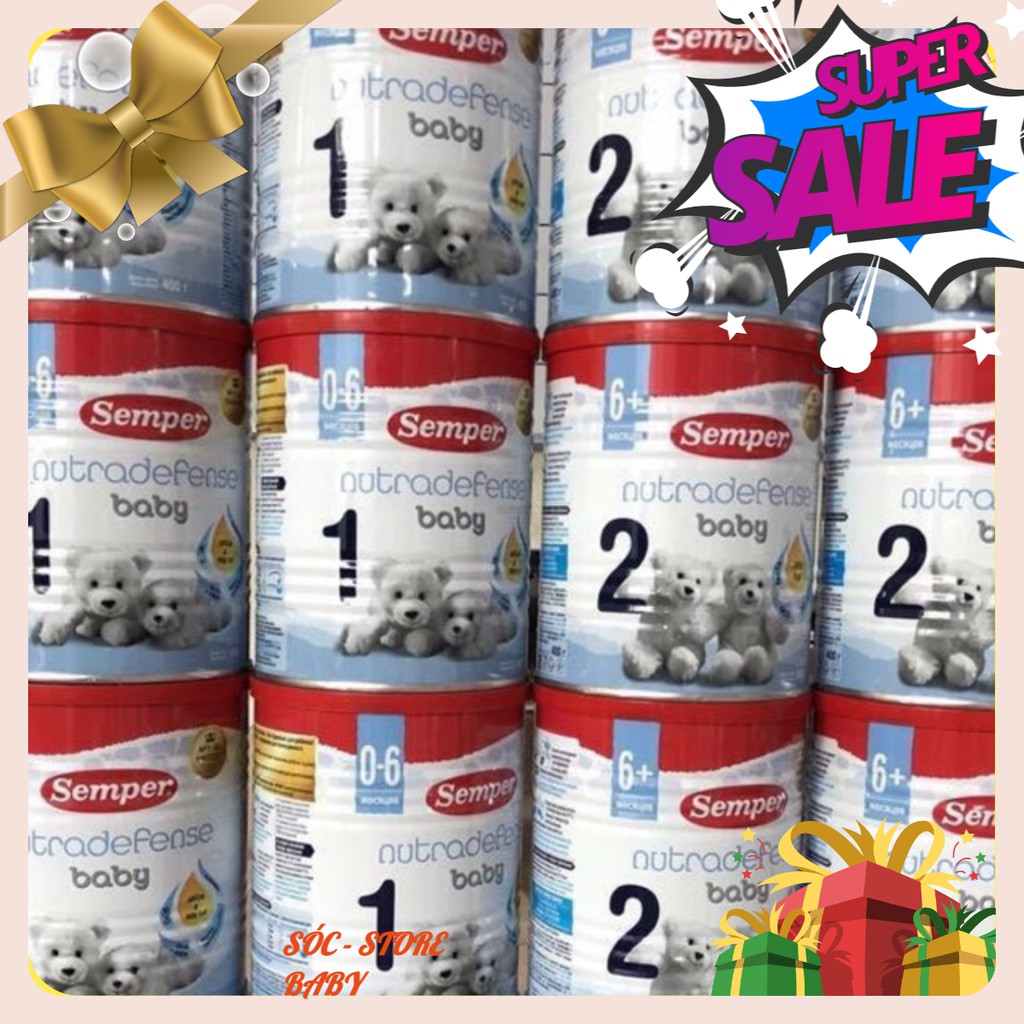 ❤️sữa semper 400gr nga đủ số 1, số 2 - hàng air