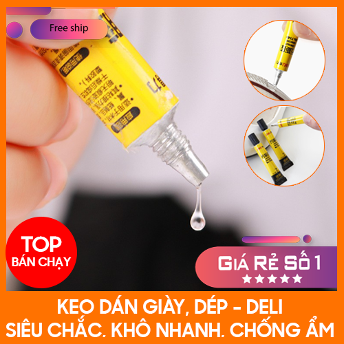 [HCM]Keo Dán Giày Dép Deli Đa Năng Siêu Chắc Chống Thấm Nước Cực Tốt Có Lực Dính Mạnh Dễ Dàng Sử Dụng