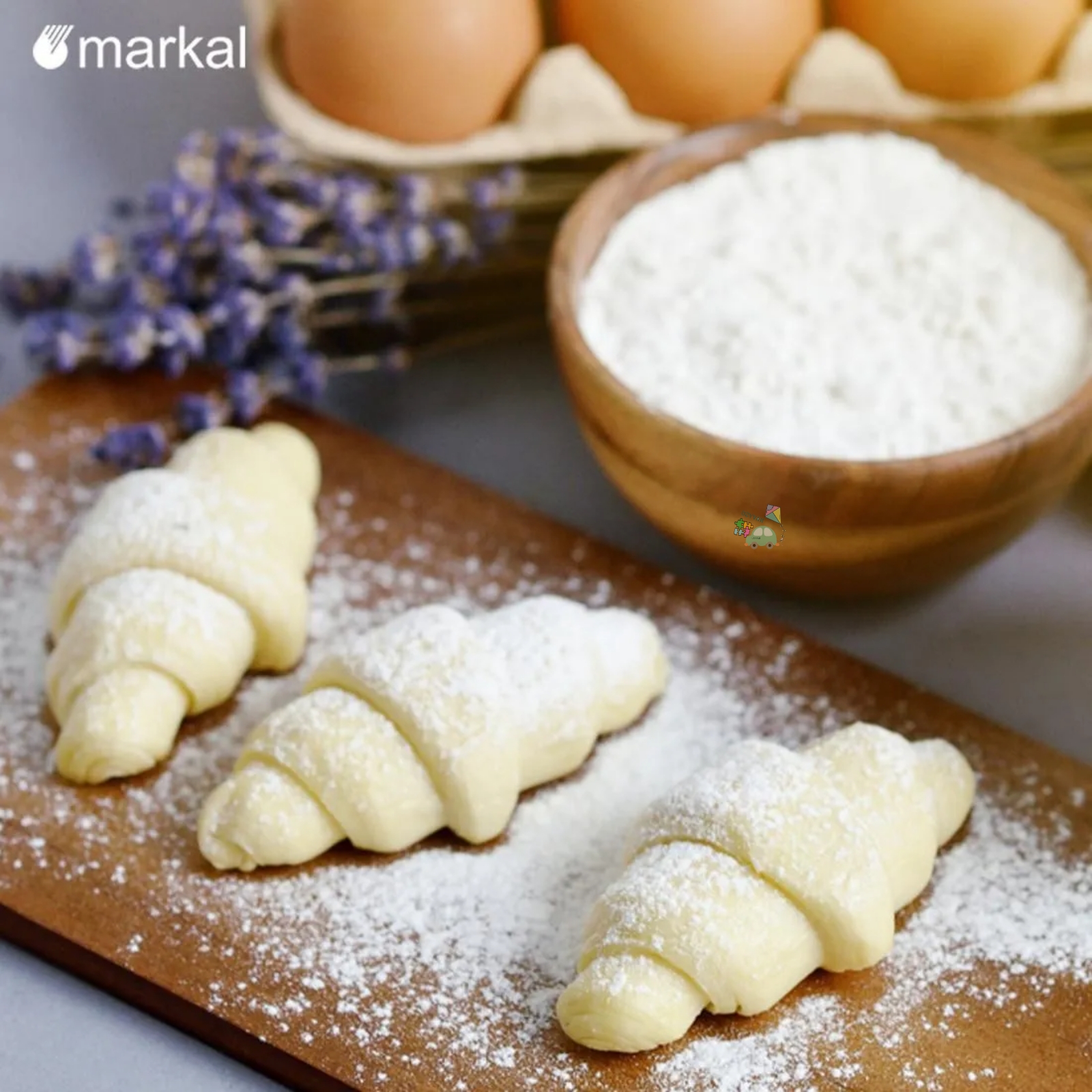 Bột mì hữu cơ markal t55, bột mì đa dụng hữu cơ làm bánh