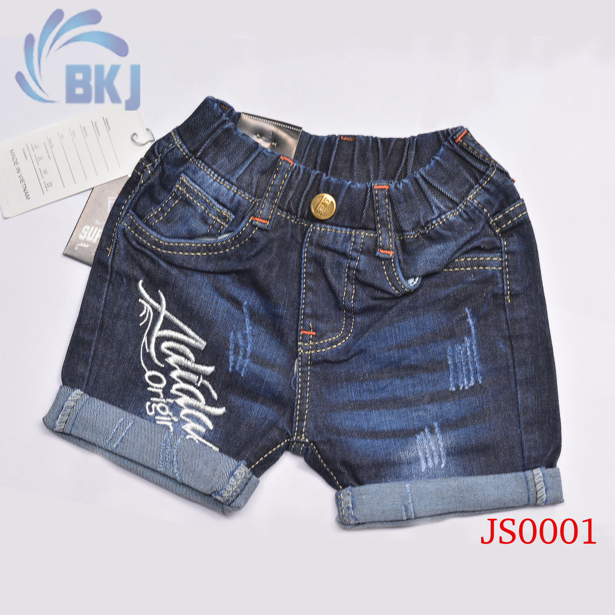 Quần Jean Ngố Bé Trai 6-35Kg Quần jean trẻ em cao cấp lưng thun co giãn quàn bò trẻ em