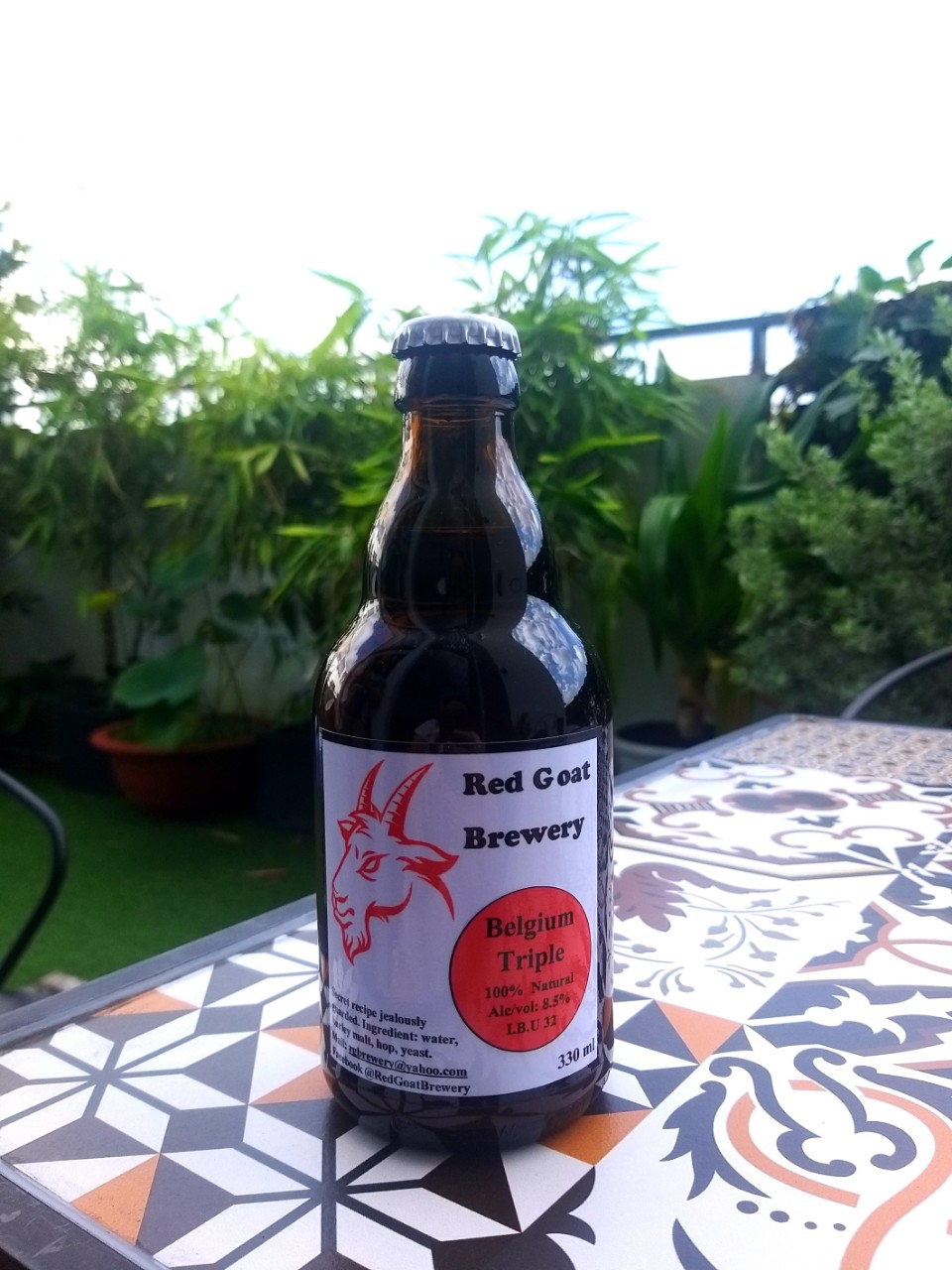 Bia thủ công triple red goat 8.5% 330ml - 1 chai lẻ