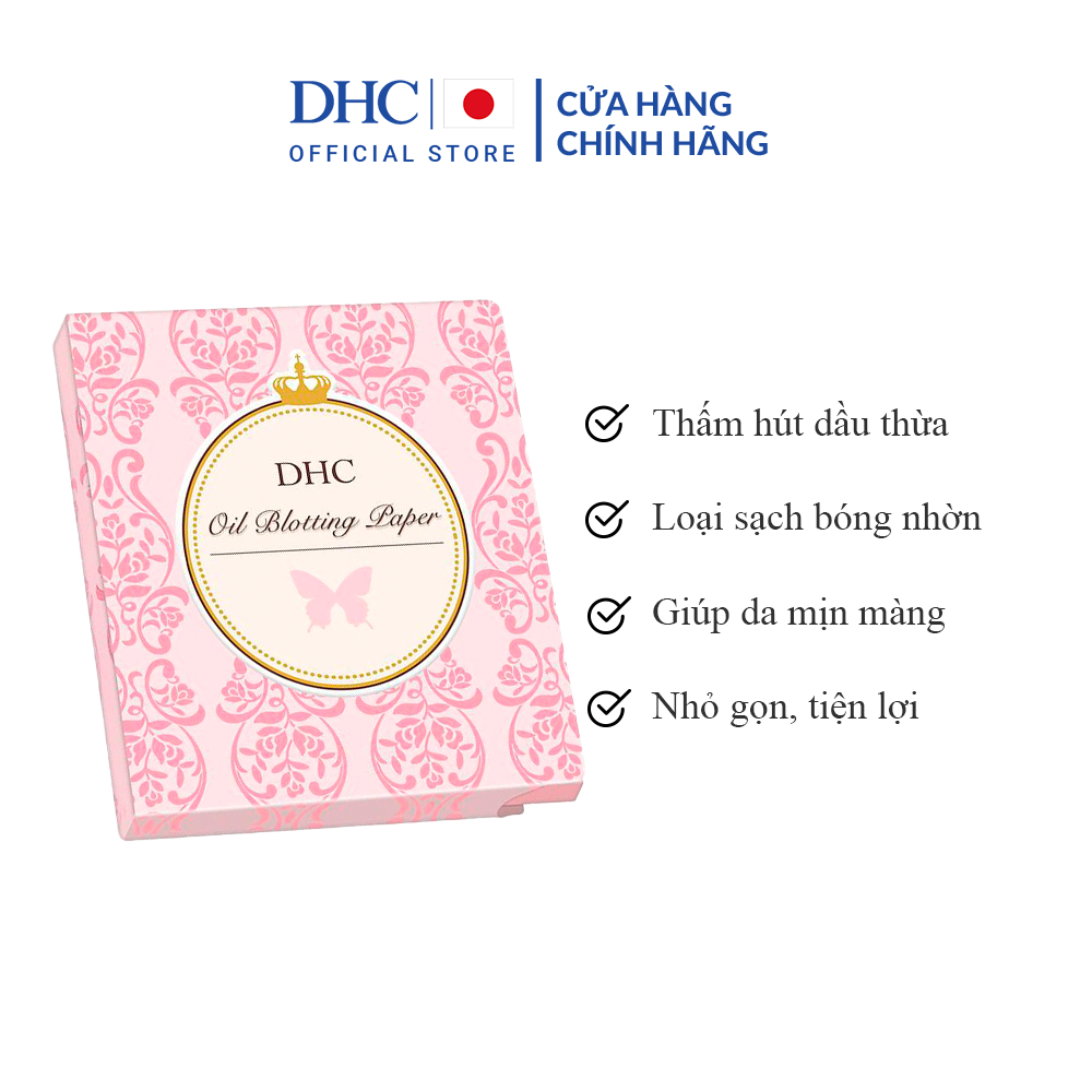 Giấy thấm dầu dhc oil blotting paper 100 tờ