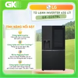 Tủ lạnh LG Inverter 635 lít Side By Side InstaView GR-G257BL -  [Trả Góp] - Thiết kế kiểu dáng Side by Side hiện đại, sang trọng - GIAO HÀNG TOÀN QUỐC