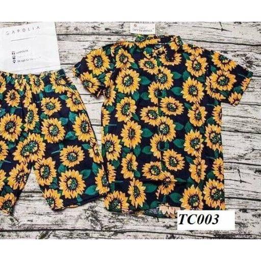 [Nguyen Nam Fashion] 💝 ĐẸP XUẤT SẮC 💝 Bộ Quần Áo Pizama Nam Chất Liệu Kate Thái Cực Hot