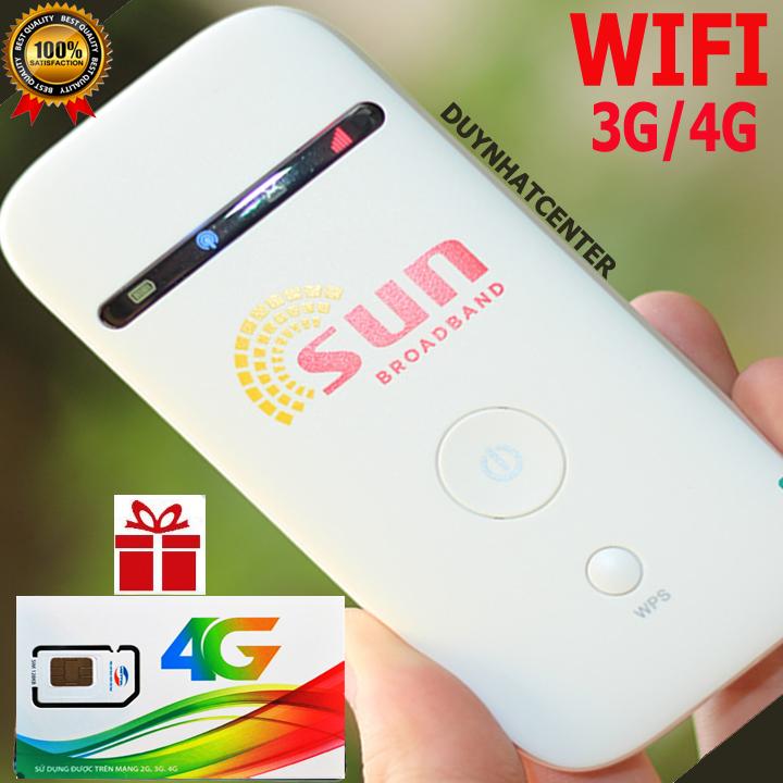 Bộ Phát Wifi Di Động Sun MF65, Dùng Đa Mạng, Sóng Cực Khỏe - Tốc Độ Cực Cao