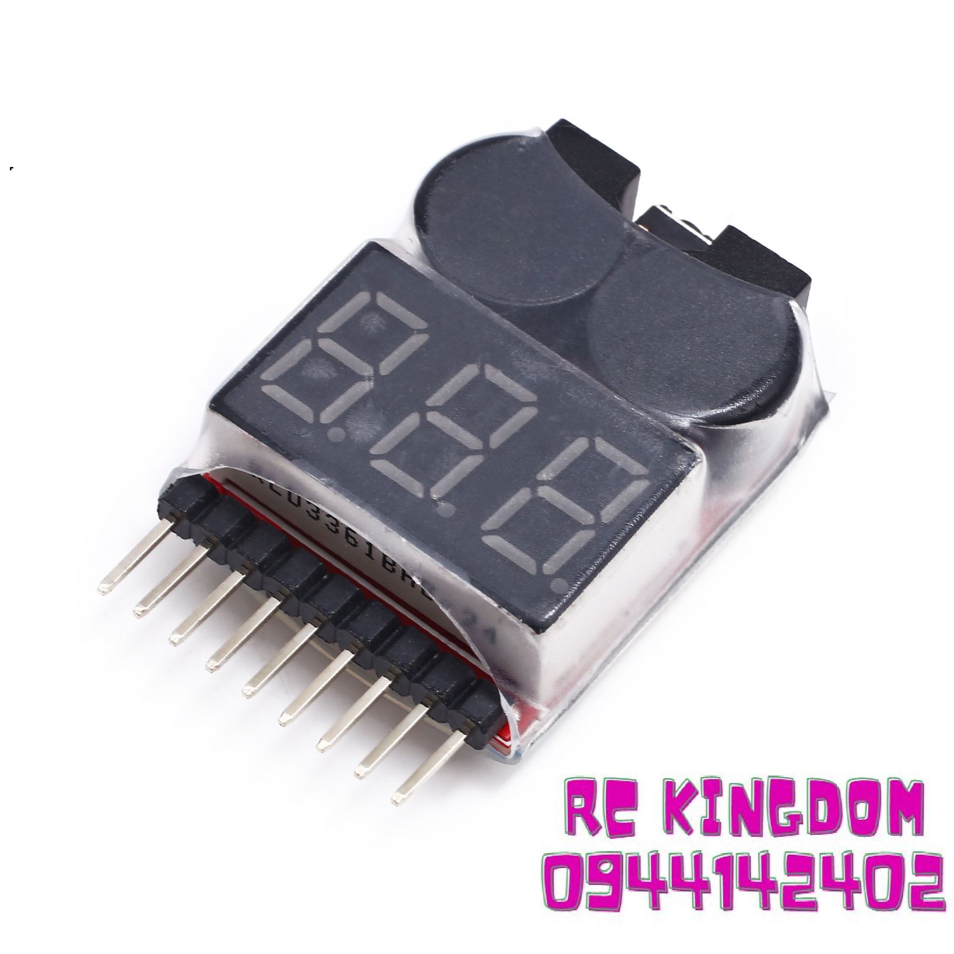 Đồng hồ đo pin tích hợp cảnh báo áp thấp cho pin Lipo