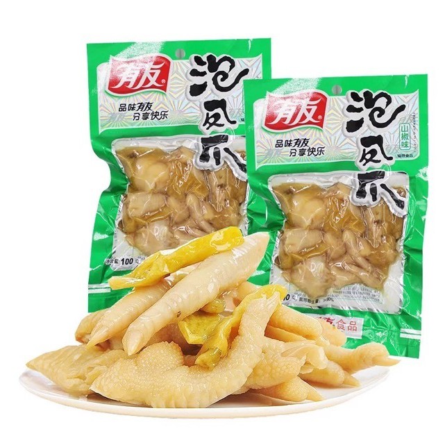 [BÃO SALE] Chân Gà Cay YUYU GIÁ RẺ - Túi 100gr