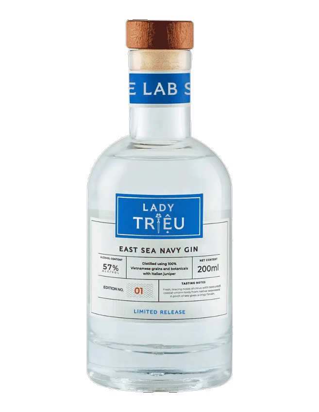 Lady Triệu East Sea Navy gin 57% 200ml
