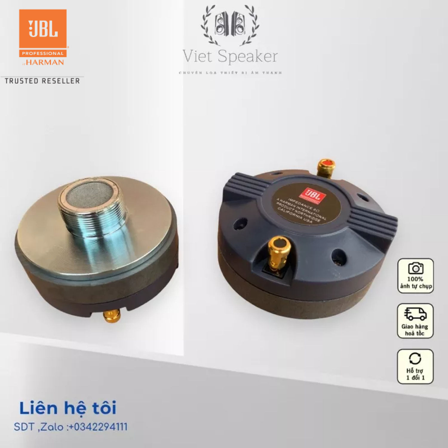 Loa Treble kèn JBL 350, từ 90, coil 34.4, âm thanh sáng, tinh tế (giá 1 Chiếc)