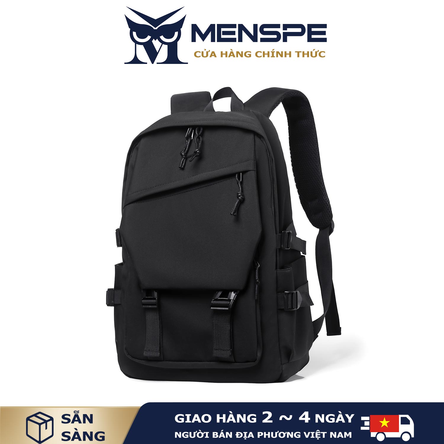 Menspe ba lô thời trang nam ba lô laptop chống thấm nước du lịch ba lô túi công sở trường cao đẳng ba lô casual túi đeo vai chống trộm lưng học