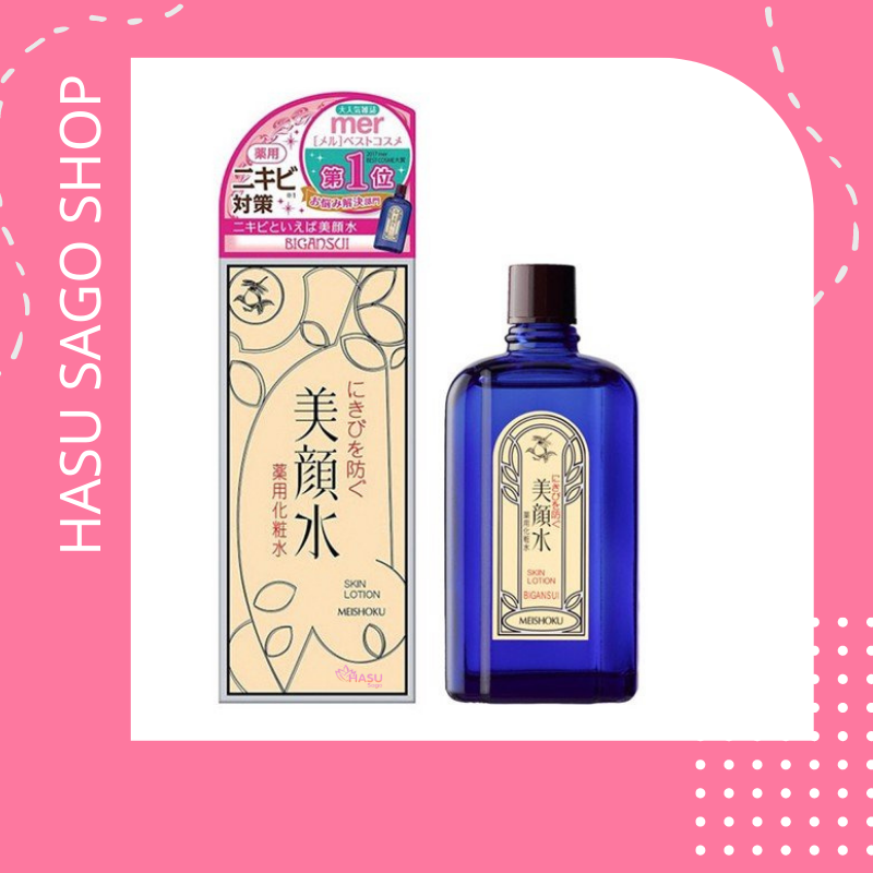 [GIẢM 5% ĐƠN 129K][HCM]Nước hoa hồng mụn Meishoku Bigansui Medicated Skin Lotion 90ml Nhật Bản