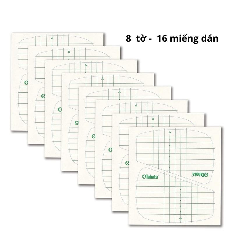 Combo 16 miếng dán mặt gậy golf tabata gv0334 nhật bản, golf impact maker sheet