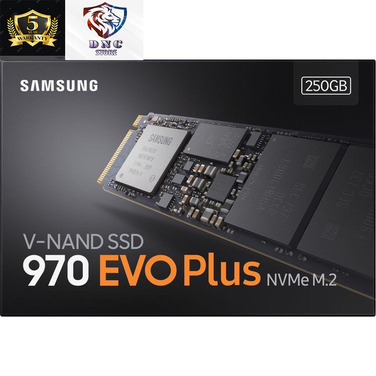 Ổ cứng ssd samsung 250gb 970 evo plus m2 - pcle nvme 2280