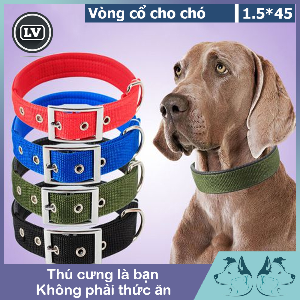 Vòng cổ vải dù siêu chắc chắn dành cho chó Thế Giới Thú Cưng VCDD09