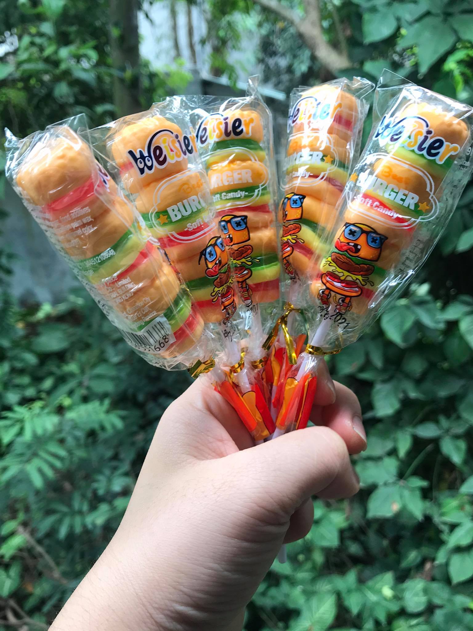 KẸO DẺO HÌNH HAMBURGER DỄ THƯƠNG SIÊU NGON