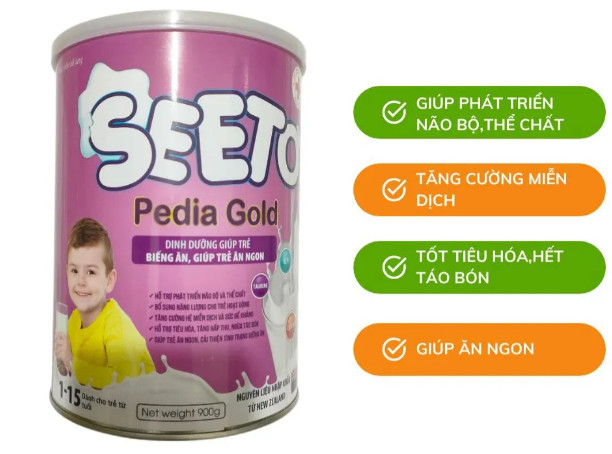 Sữa non SEETO Pedia Gold giúp bé ăn ngon, ngủ ngon, tăng sức khỏe