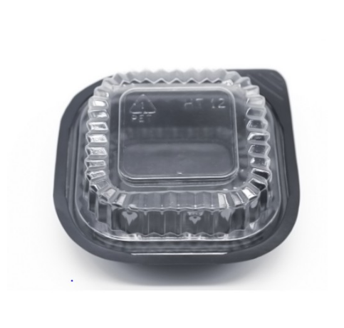 Sỉ 100 hộp nhựa đế đen ht12, hộp nhựa dùng 1 lần, hộp nhựa ht12