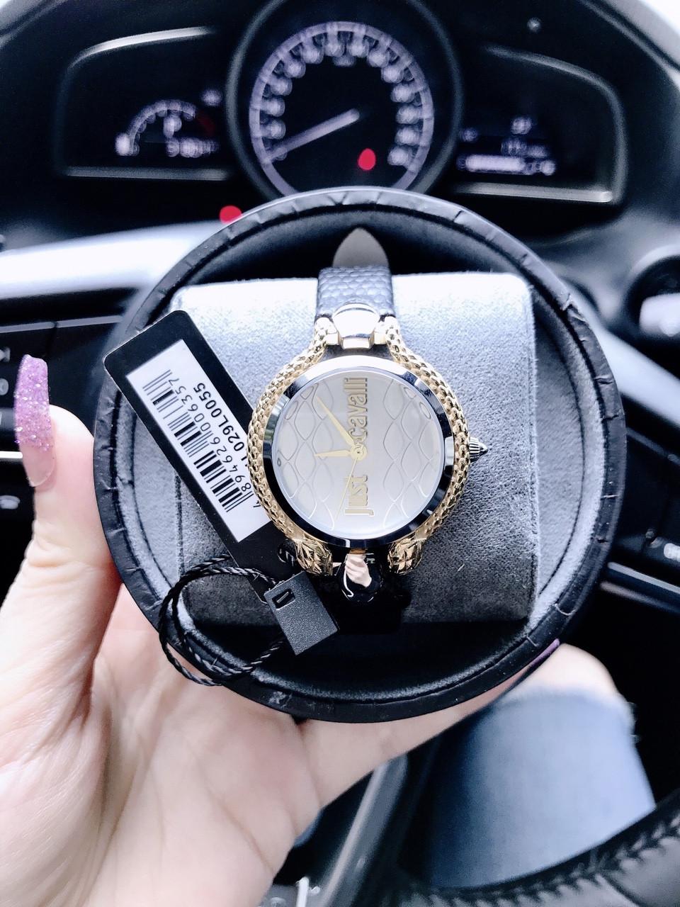 Đồng Hồ Nữ Thời Trang Just Cavalli Animal JC1L029L0040 - Dây Da - Size 34mm - Fullbox