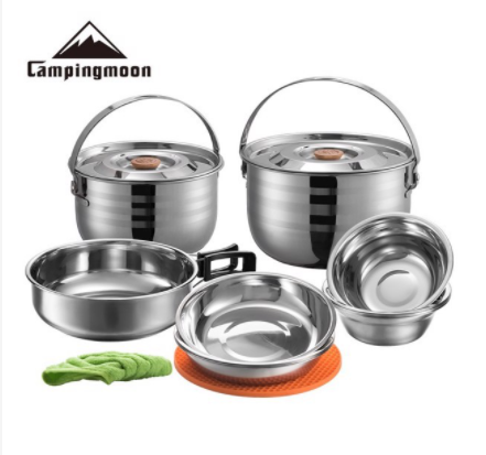 Bộ nồi dã ngoại 6 món Campingmoon MC-210