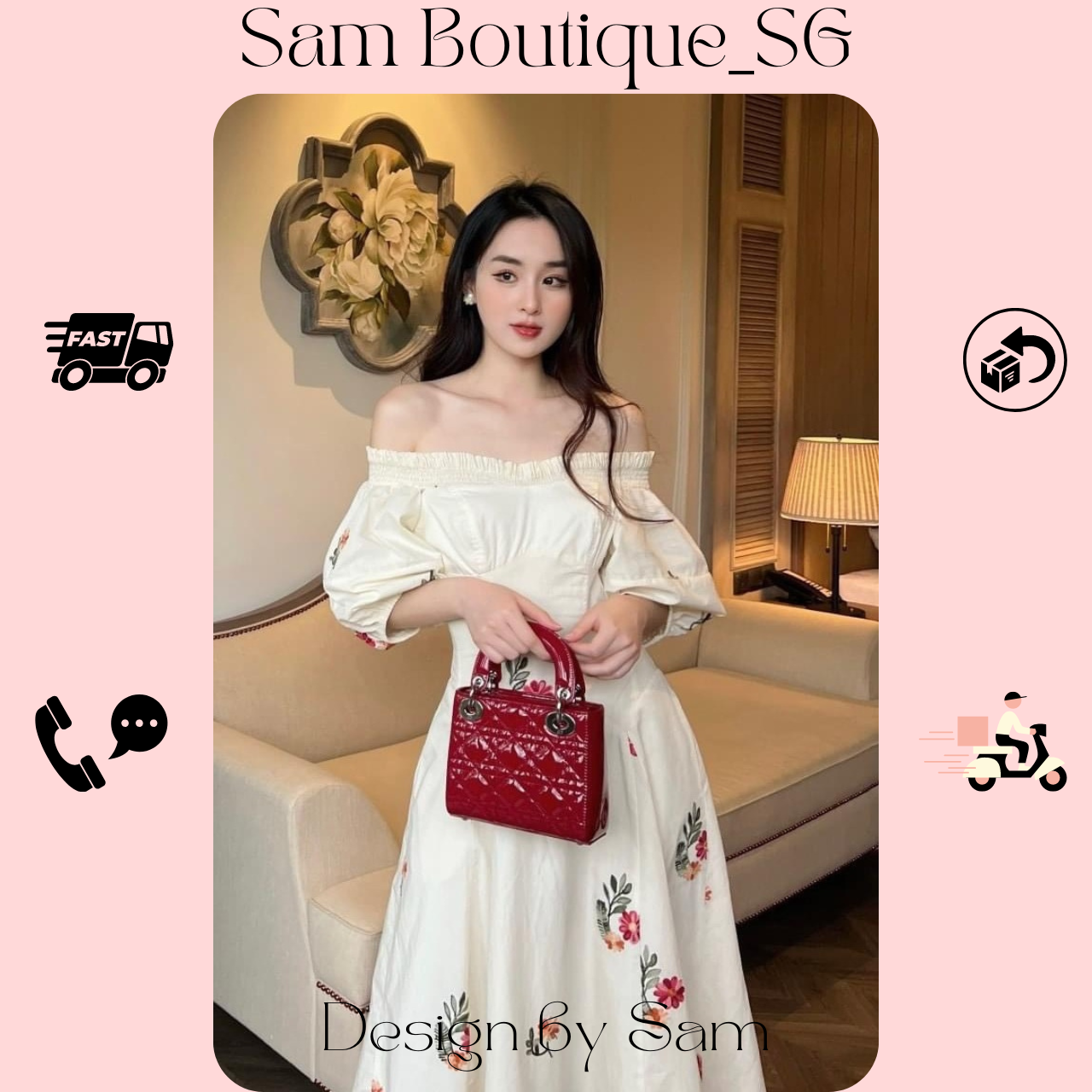 Đầm thêu cao cấp trễ vai d12