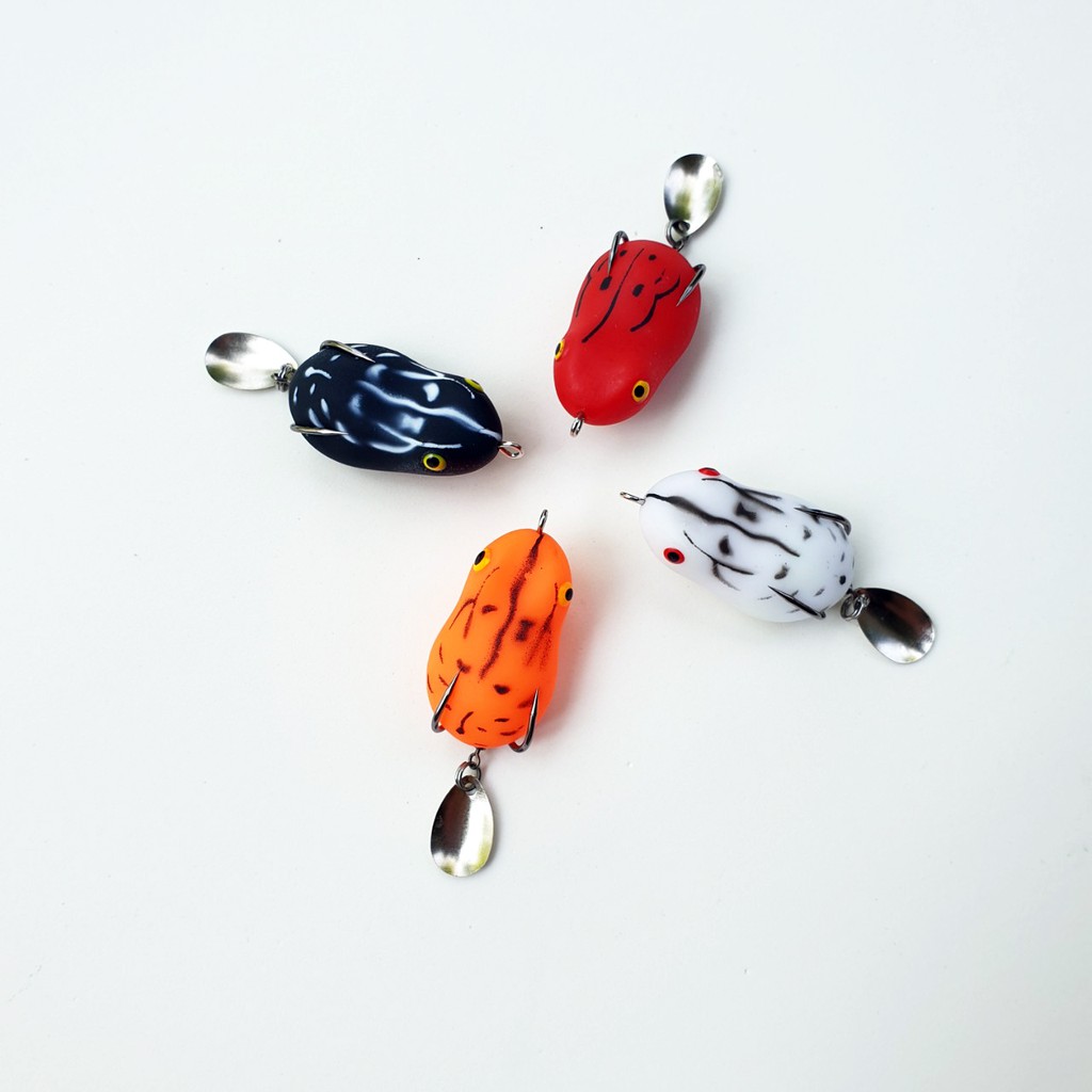 Mồi nhái giả câu lure cá lóc thái lan - mồi nhái giả super frog thái lan