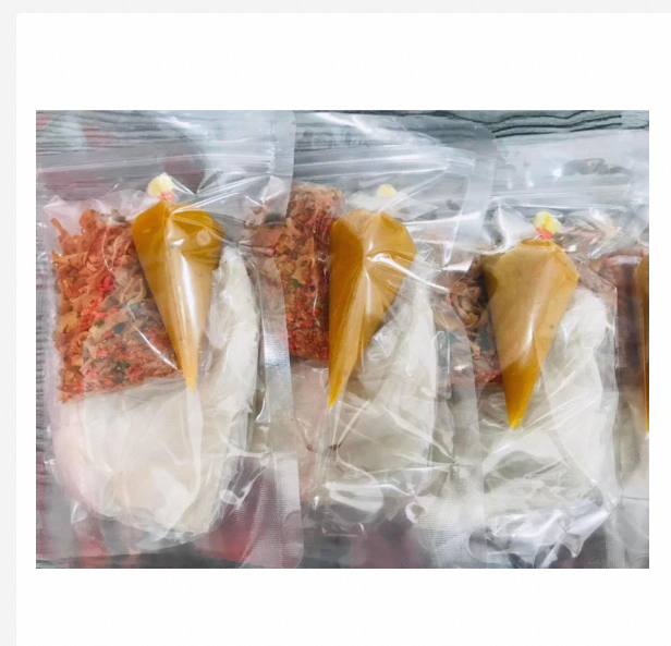 Bánh tráng rìa phơi sương bơ béo sốt muối béo