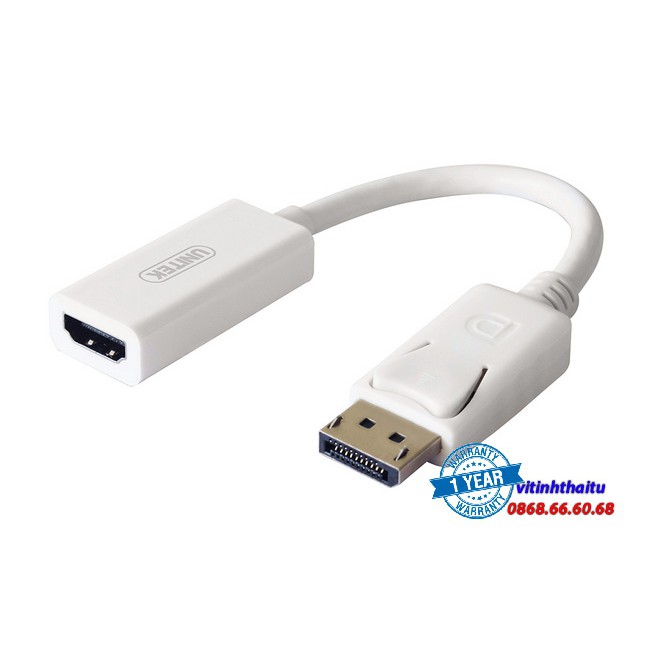 Cáp displayport to hdmi unitek y-6332