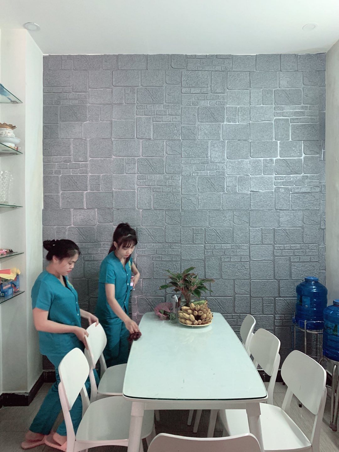 XỐP DÁN TƯỜNG VÂN ĐÁ 3D 70X70CM