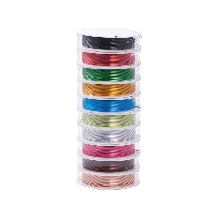 Bộ 10 cuộn kẽm sắc màu 0.8mm.