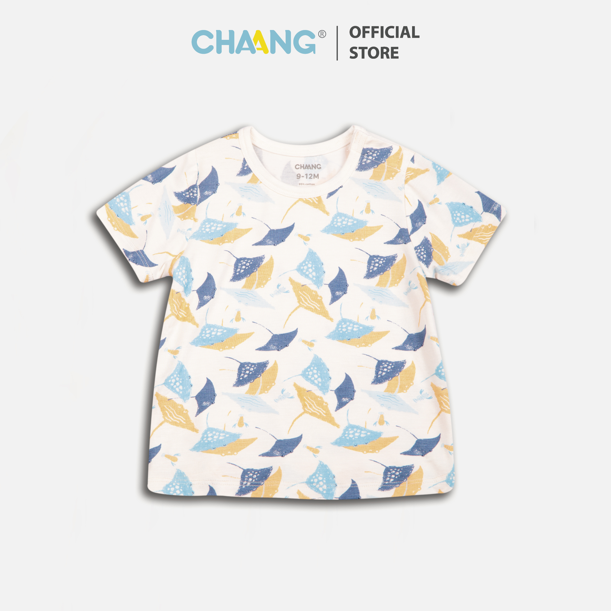Áo phông cộc tay Sea cá đuối cho bé Chaang