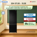 [Chỉ giao miền Bắc]Tủ lạnh Panasonic Inverter 325L NR-BV361BPKV Ngăn Đông Mềm Ngăn Đá Dưới