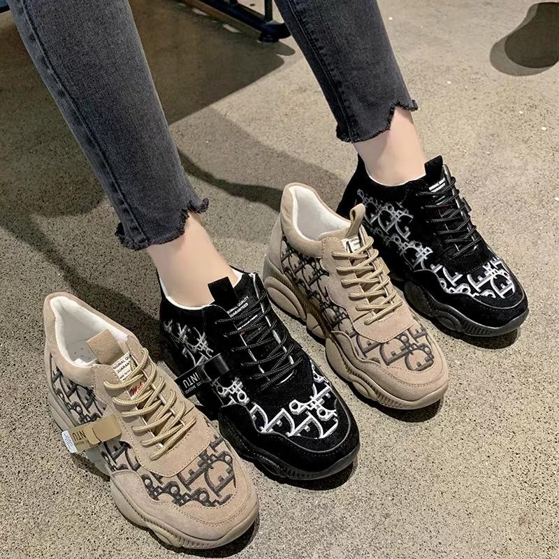 Giày nữ thể thao sneaker hoang dã mua đông 2019 thời trang hàn quốc