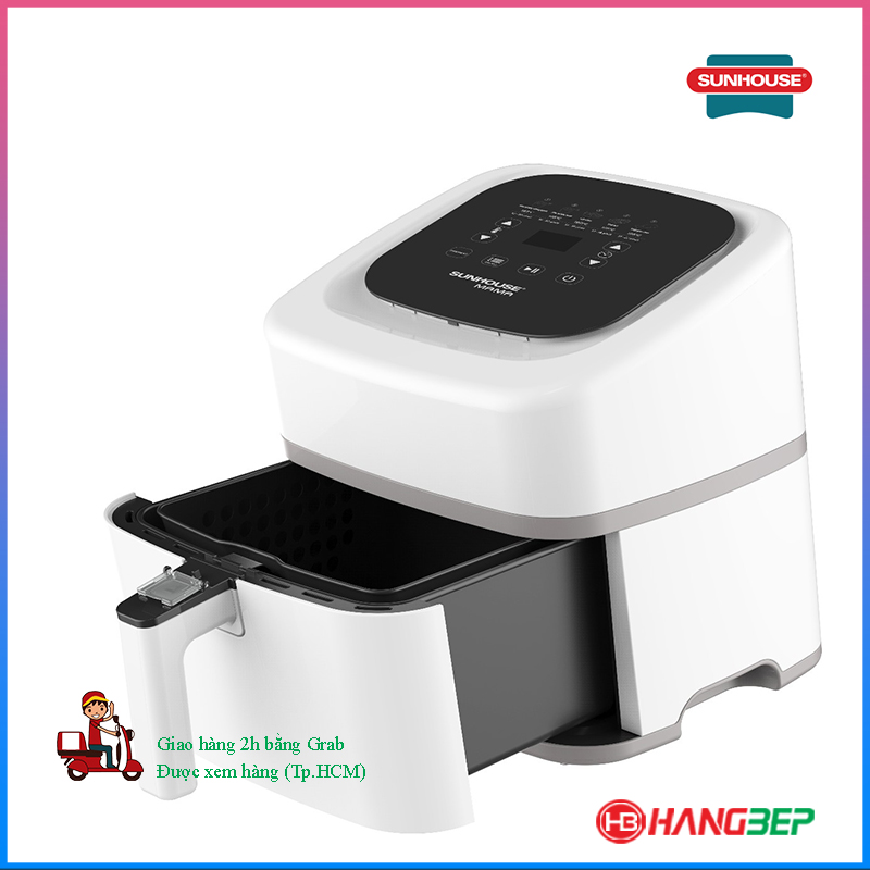 Nồi chiên không dầu sunhouse mama 4.5 lít shd4086w - bảo hành 24 tháng