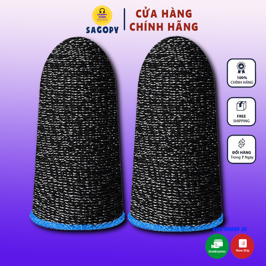 Bao tay chơi game ff chống mồ hôi tăng độ nhạy, găng tay, ngón tay chơi game free fire, pubg, liên quân Sagopy