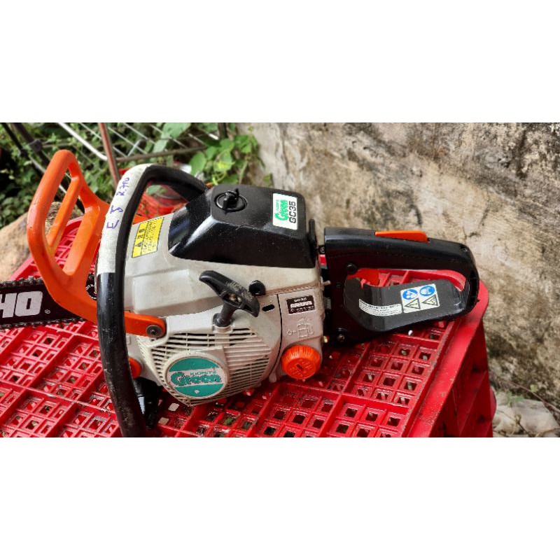 máy cưa xích nhật bản|| echo kioritz gc35 || gc35a || trợ lực || bơm xăng phụ