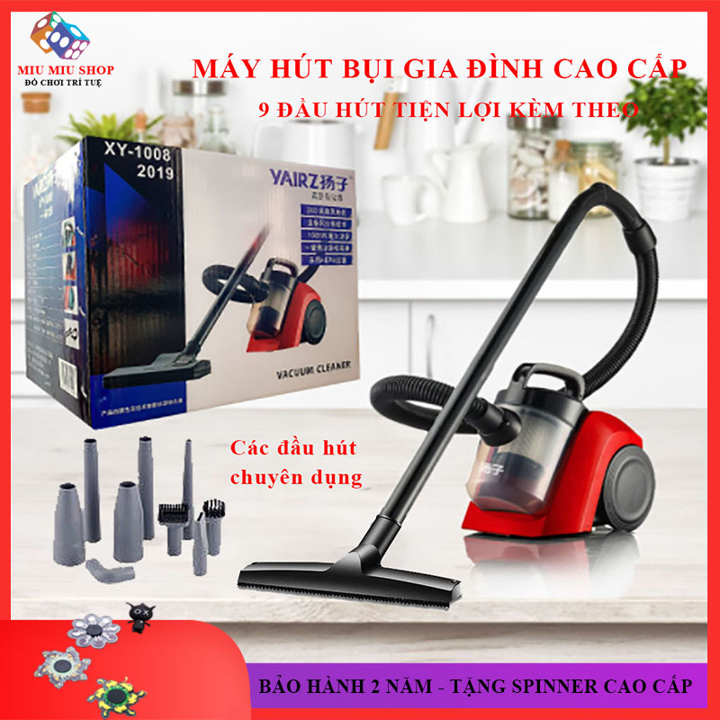 [Tặng Thêm Quà] Máy hút bụi gia đình, máy hút bụi cầm tay nhiều đầu hút tiện lợi, công suất lớn, hút khoẻ, bảo hành 2 năm lỗi đổi mới trong 7 ngày đầu nhận hàng