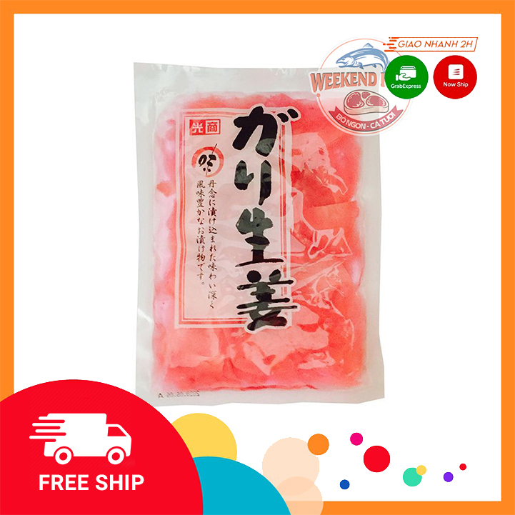 Gừng hồng Gari Pink ăn kèm sushi, sashimi - Gói 250g