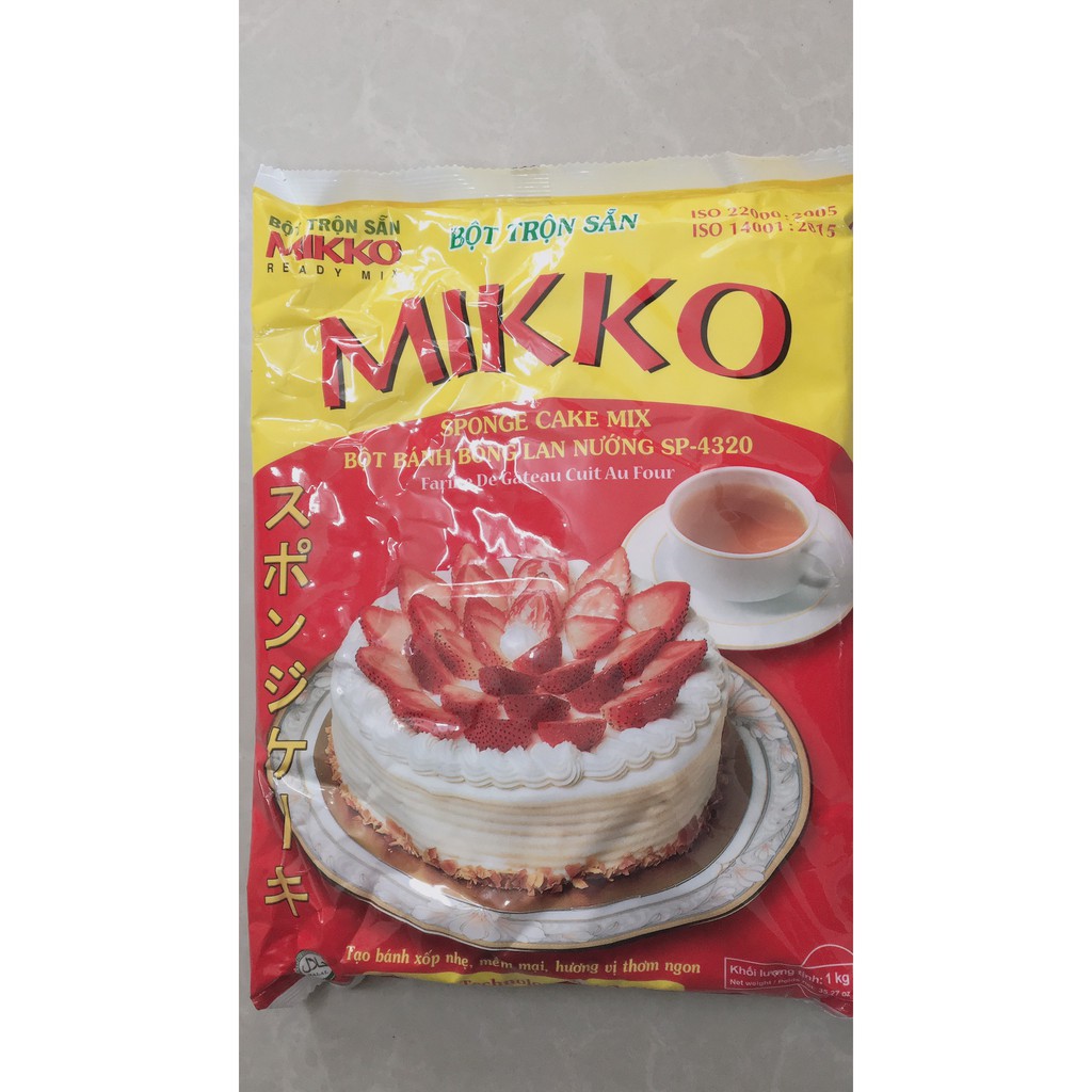 Bột Bông Lan Trộn Sẵn Mikko 1Kg