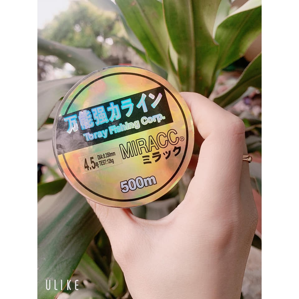 Cước câu miracc 7 màu 500m